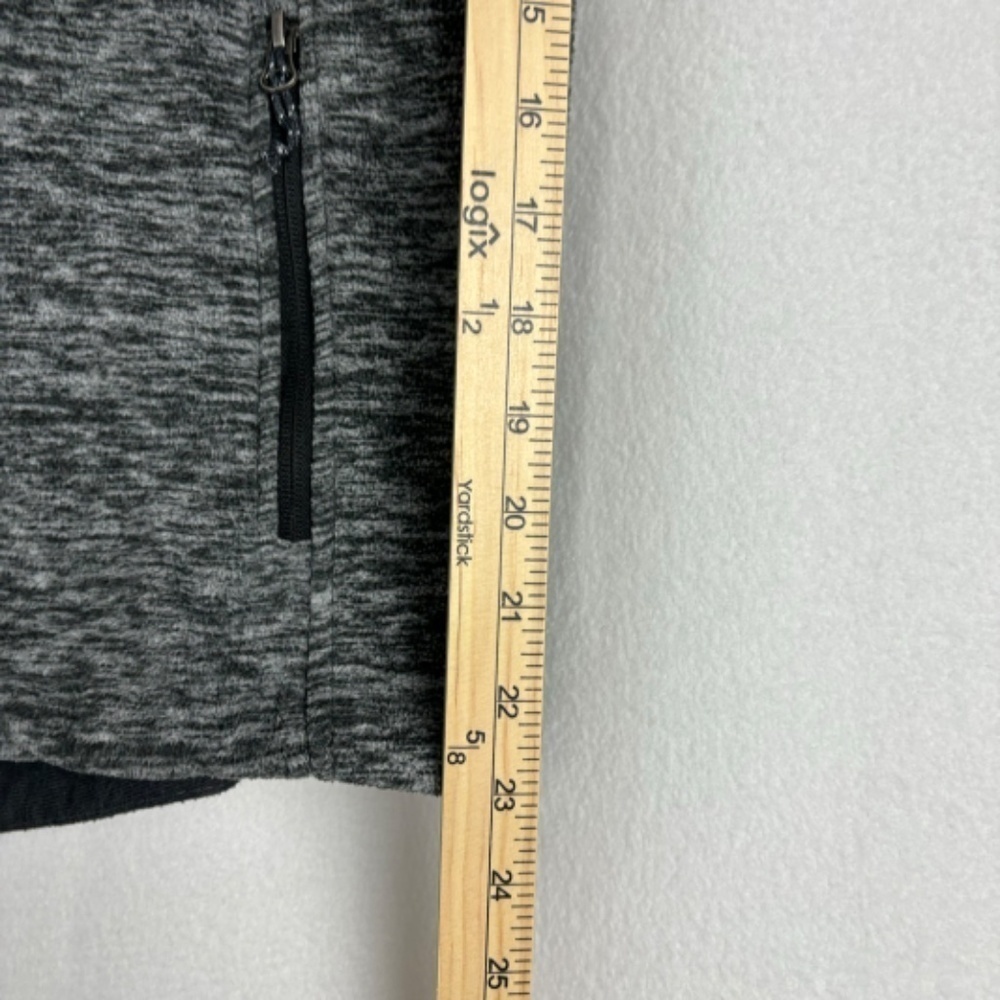 Crossland - Gray Long Sleeved North America full zip Fleece Men’s S - Picture 10 of 10
